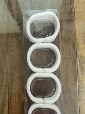 New 12-Piece Set, Shower Curtain Hooks